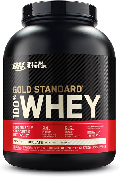 Suplemento Optimum Nutrition Proteína Gold Standard 100%  de 2.27kg 73 SERVICIOS